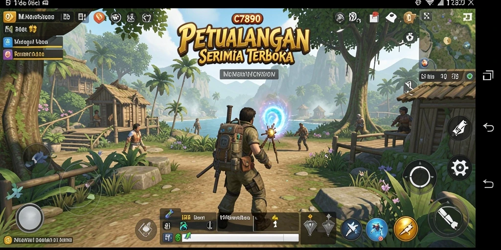 Tampilan gameplay menyenangkan di dunia terbuka C7890.
