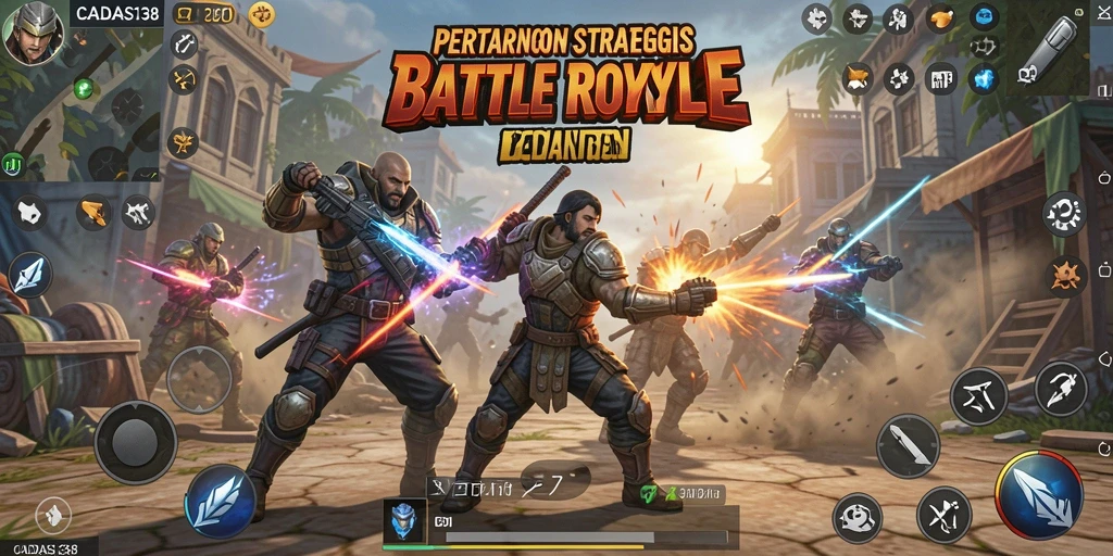 Gameplay seru di CADAS138 dalam pertarungan Battle Royale.