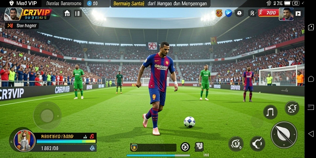 Tampilan gameplay khas dari <strong>CR7VIP</strong> yang mengasyikkan dan interaktif.