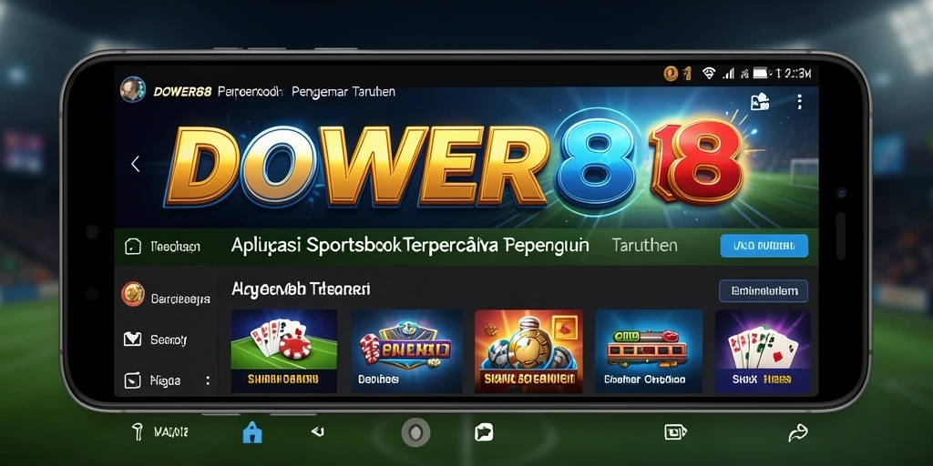 Tampilan menarik dari gameplay taruhan olahraga di DOWER88.