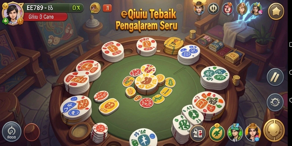 Tampilan gameplay seru dari EE789 yang menggambarkan QiuQiu.