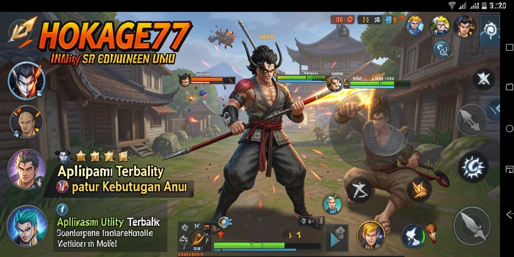 Tampilan antarmuka HOKAGE77 yang user-friendly dan intuitif.