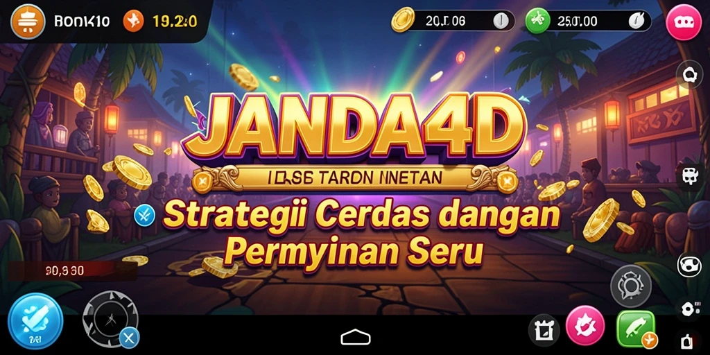Tampilan gameplay seru JANDA4D dengan strategi yang mendebarkan.