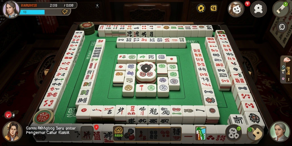 Gameplay Mahjong yang seru dan menantang di KARUN138.