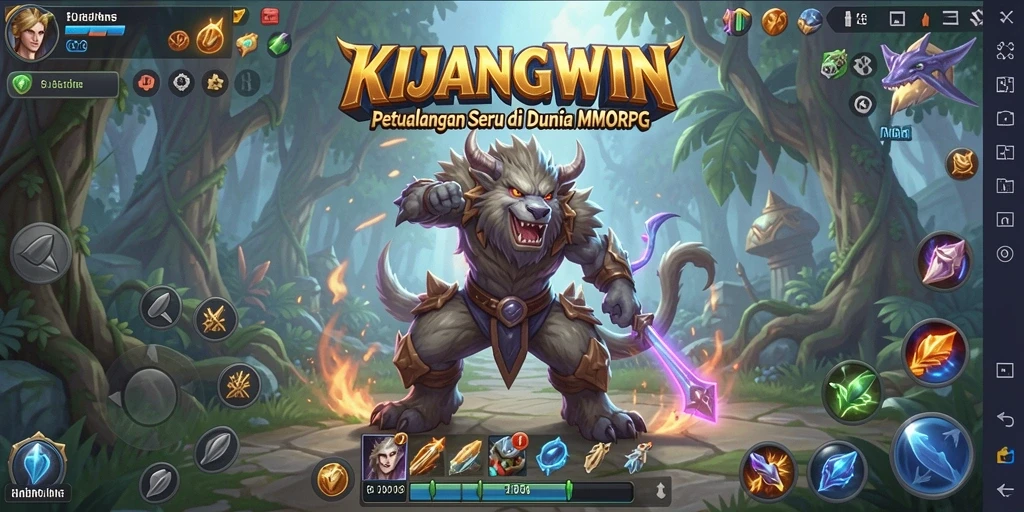 Tampilan seru gameplay KIJANGWIN dengan grafis yang memukau.