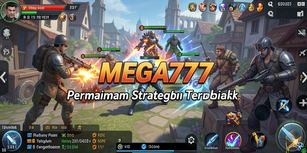 Tampilan gameplay MEGA777 yang mendebarkan dan penuh strategi.