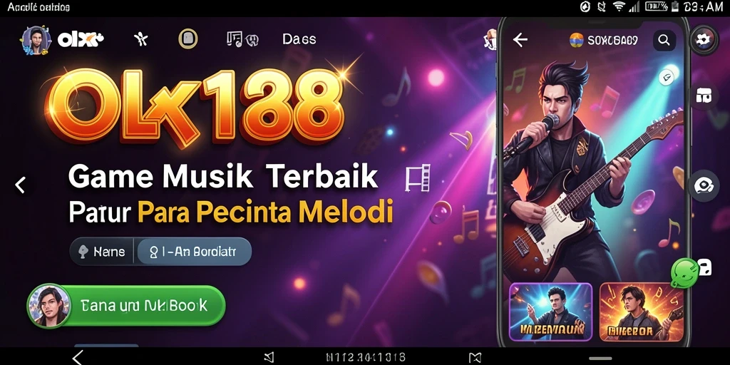 Tampilkan gameplay seru dan interaksi dalam aplikasi Music.