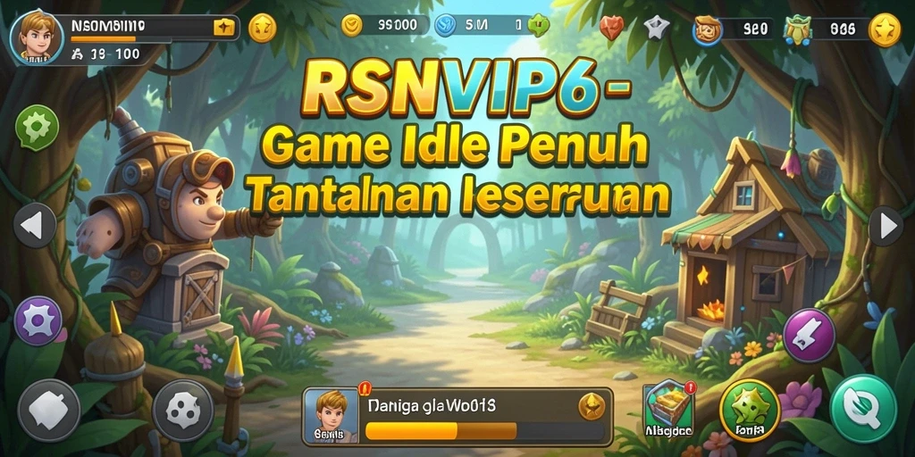 Tangkapan layar utama RSNVIP6 menampilkan aksi gameplay Idle yang mendebarkan.