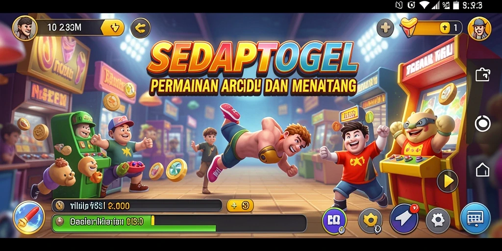 Tampilan gameplay seru dari SEDAPTOGEL yang menggugah semangat.